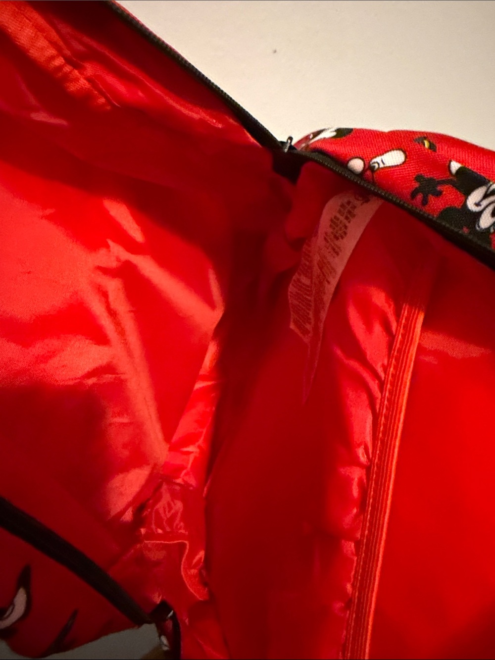 Disney Red Mickey Mouse Pattern Backpack - Picture 7 of 7